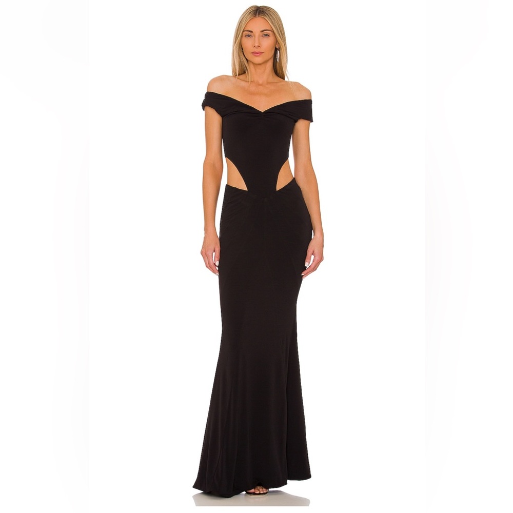 Elegant Black Off-Shoulder Dress